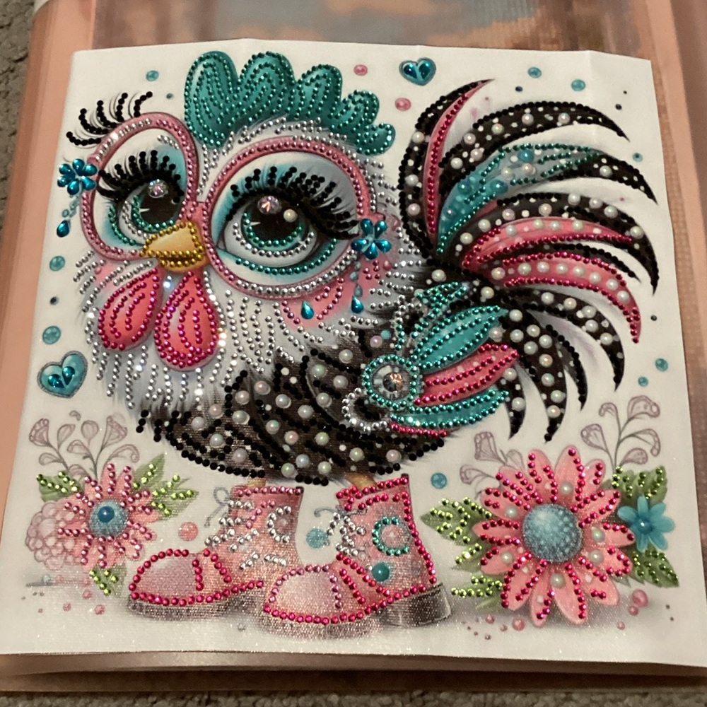 Colorful Beaded Bird Art for Pets